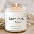Ароматна соева свещ Manifest 